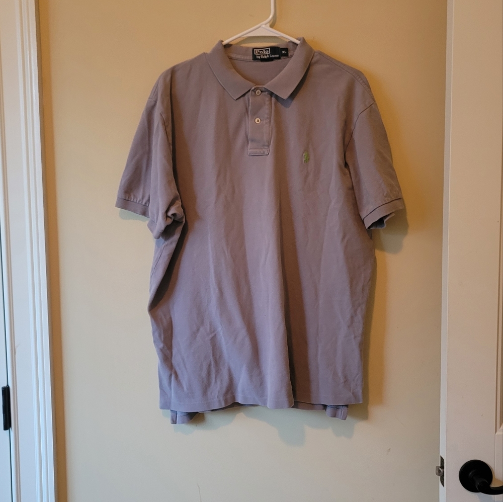 Polo by Ralph Lauren Gray Polo Horse Short Sleeve Shirt